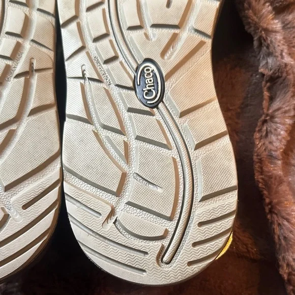 Chaco Z/1 Sandals with Yellow and Gray Straps - Picture 8 of 10